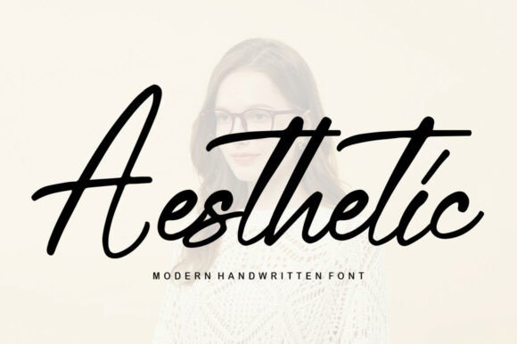 Aesthetic: A Flowing Handwritten Font for Elegant Designs