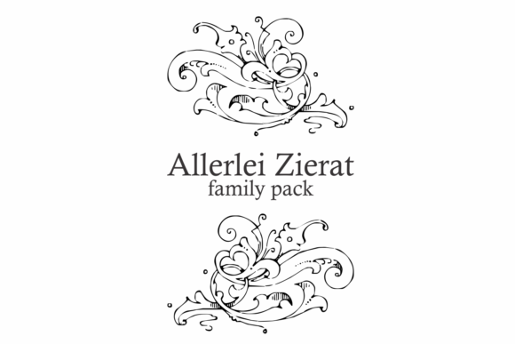 Allerlei Zierat Family: A Treasury of Ornamental Typography