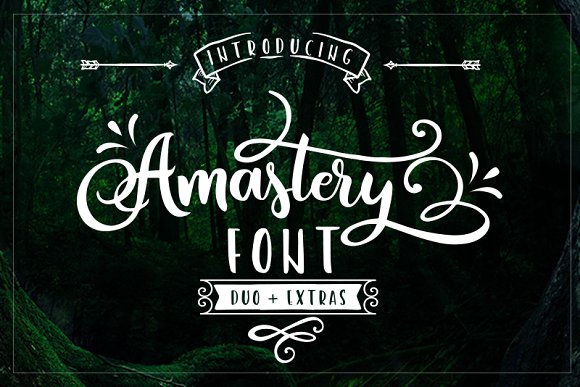 Amastery: A Stunning Font Duo for Modern Design