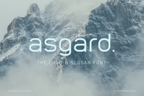 Asgard: A Sans-Serif Font for Modern Sophistication