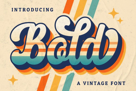 Bold Script: A Vintage Typeface for Modern Designs