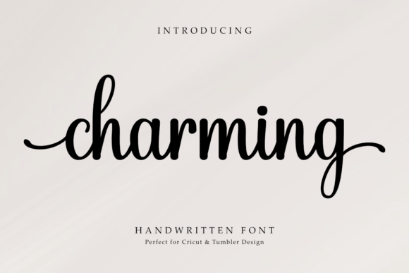 Charming: The Sweet, Handwritten Font for Your Creative Projects
