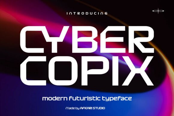 Cyber Copix: The Futuristic Typeface for Modern Designers