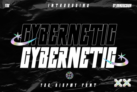 Cybernetic: A Bold Y2K Blackletter Font for Modern Edge