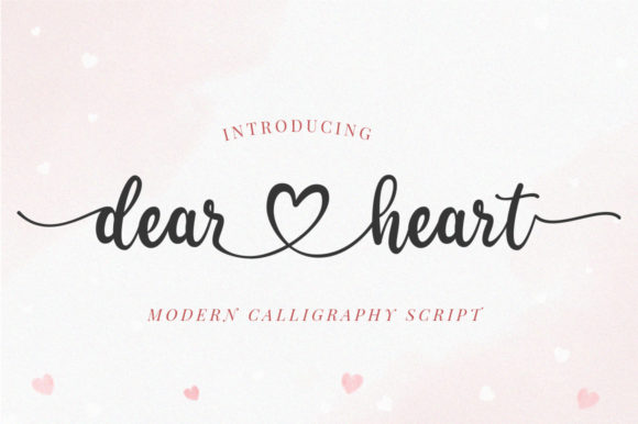 Dear Heart: The Perfect Script Font for Romantic Designs