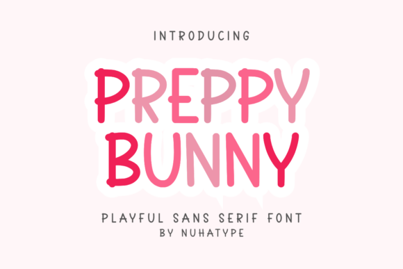 Discover the Elegance of Preppy Bunny Font
