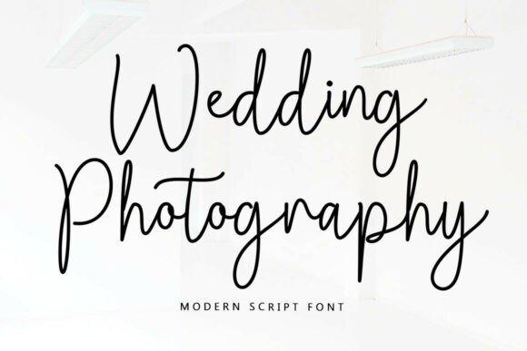 Discover the Elegance of Wedding Photography Script Font