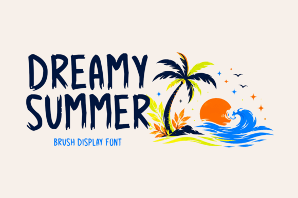 Dreamy Summer: The Ultimate Tropical Display Typeface