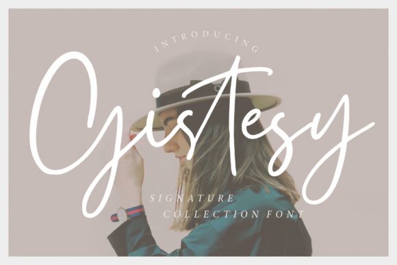 Gistesy: A Sweet Handwritten Font for Creative Projects