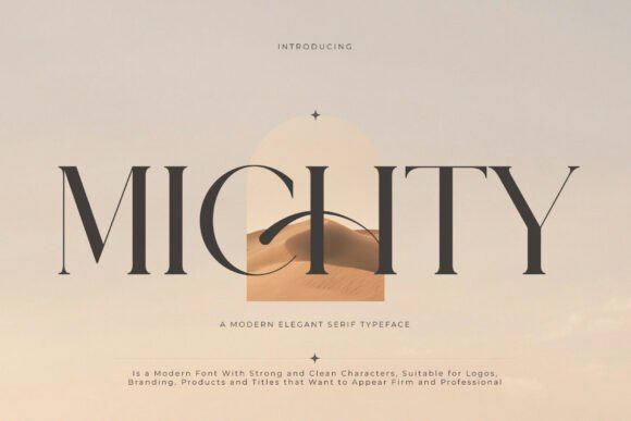Michty: A Modern Serif Font for Elegant Design