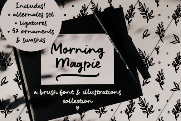 Morning Magpie: A Sweet Handwritten Font for Designers
