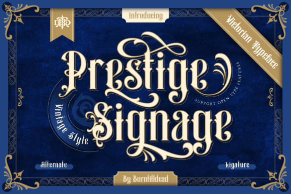 Prestige Signage: A Victorian Blackletter Typeface