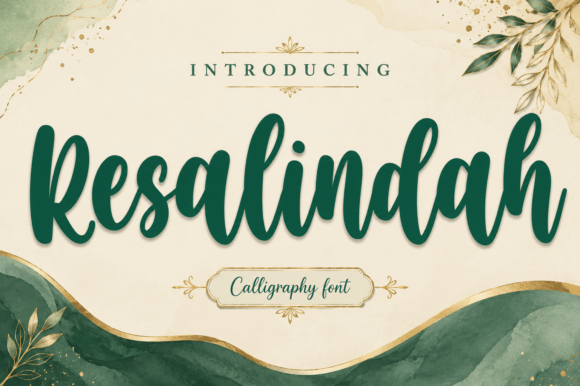 Resalindah: The Elegant Script Font for Modern Designs
