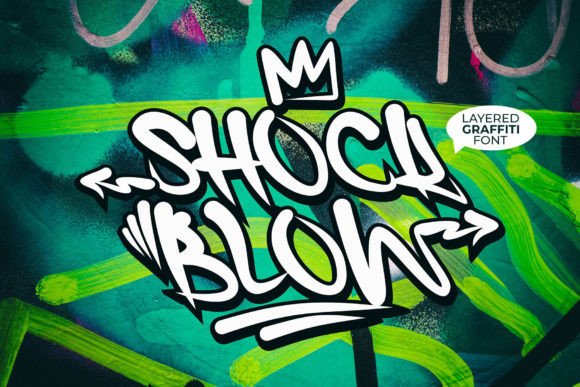 Shock Blow: Bold Graffiti Style with a Creative Edge