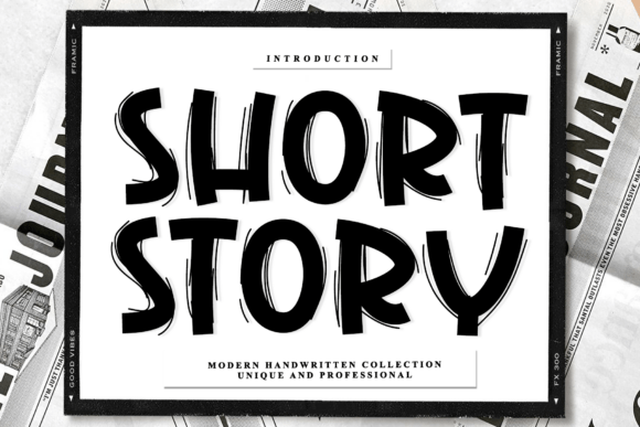 Short Story: A Handwritten Font for Timeless Design