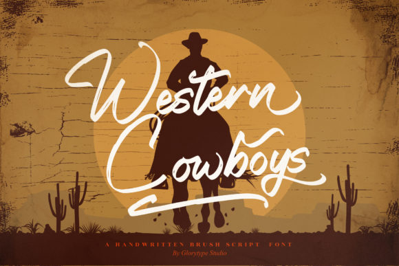 Western Cowboys: A Charming Handwritten Typeface